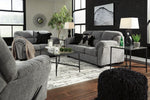 Allmaxx Pewter Fabric Loveseat