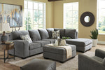 Dalhart 2-Pc Charcoal RAF Sectional (Oversized)