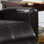 Eli Black Leather Match Power Recliner