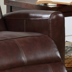 Eli Cognac Leather Match Power Recliner