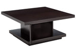 Fulvia Cappuccino Wood Square Coffee Table