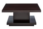 Fulvia Cappuccino Wood Square Coffee Table