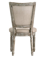 Gabrian 2 Reclaimed Grey Wood/Fabric Side Chairs