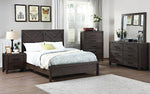 Hayley Dark Brown Wood Cal King Bed