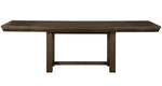 Dellbeck Brown Wood Extendable Dining Table