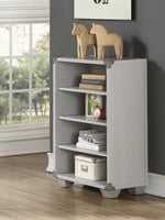 Orchest Gray Wood 4-Tier Bookcase