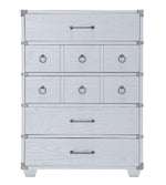 Orchest Gray Wood 5-Drawer Chest