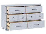 Orchest Gray Wood 6-Drawer Dresser