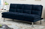 Saratoga Navy Microfiber Futon Sofa