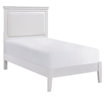 Seabright 4-Pc White Wood Twin Bedroom Set