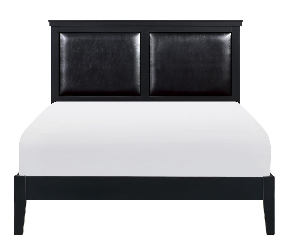 Seabright Black Wood Cal King Bed