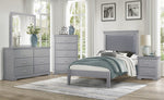 Seabright Gray Wood 5-Drawer Chest