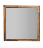 Sidney Rustic Pine Wood Frame Dresser Mirror