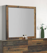 Sidney Rustic Pine Wood Frame Dresser Mirror