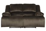 Clonmel Chocolate Microfiber Manual Recliner Loveseat