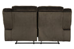 Clonmel Chocolate Microfiber Manual Recliner Loveseat