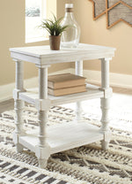 Dannerville Antique White Wood Accent Table