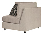 Kellway 3-Pc Bisque Fabric Modular Loveseat