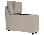 Kellway 3-Pc Bisque Fabric Modular Loveseat