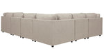 Kellway 6-Pc Bisque Fabric Sectional Sofa