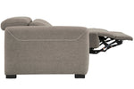 Mabton 2-Pc Gray Power Recliner Sectional