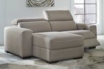 Mabton 2-Pc LAF Power Recliner Sectional