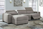 Mabton 3-Pc LAF Power Recliner Sectional