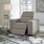 Mabton Gray Fabric Power Recliner