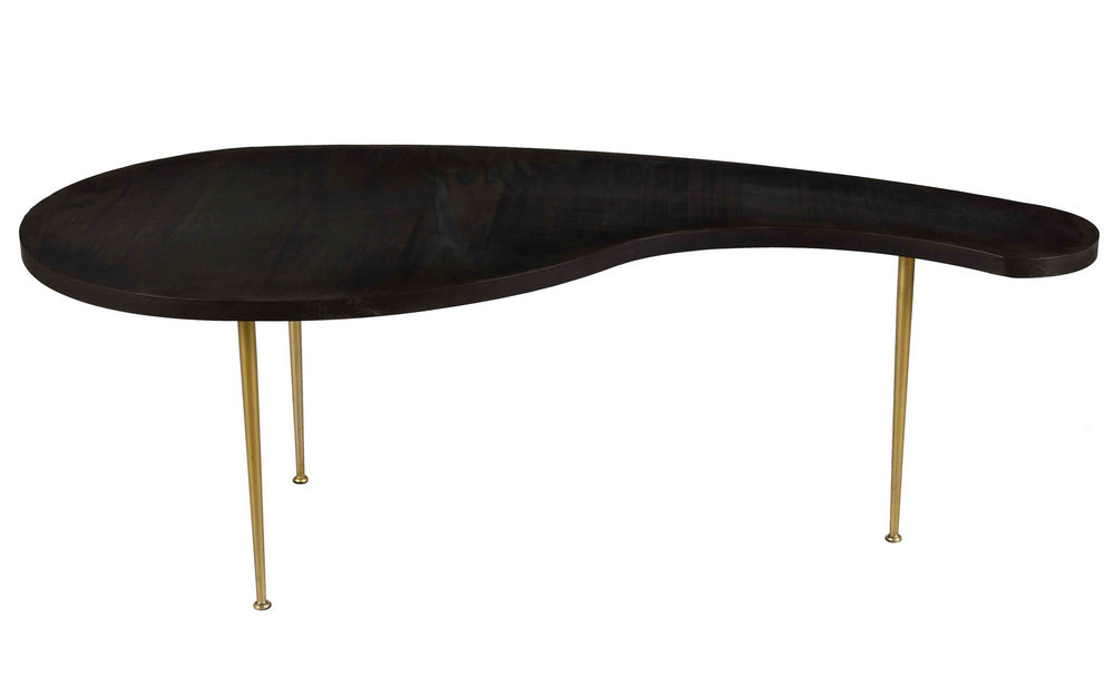 Haiku Dark Grey/Antique Brass Iron Cocktail Table