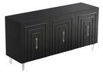 Famke Black Wood Lacquer Buffet