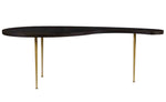 Haiku Dark Grey/Antique Brass Iron Cocktail Table