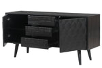 Valentina Rubbed Black Wood Buffet