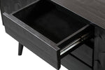 Valentina Rubbed Black Wood Buffet