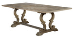 Brenda Rustic Natural Wood Dining Table