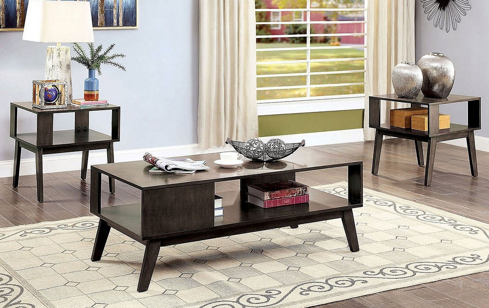 Vilgot 3-Pc Warm Gray Wood Table Set