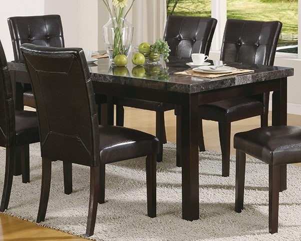 Balbina Cappuccino Wood Dining Table