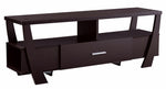 Tory Red Cocoa TV Stand with Drawer & Shelf