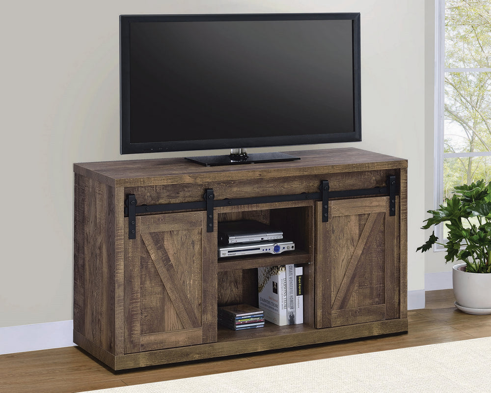 Willa Rustic Oak Wood 48" TV Console