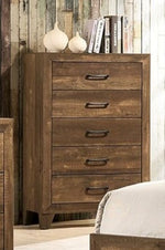 Wentworth Rustic Light Walnut Wood Chest