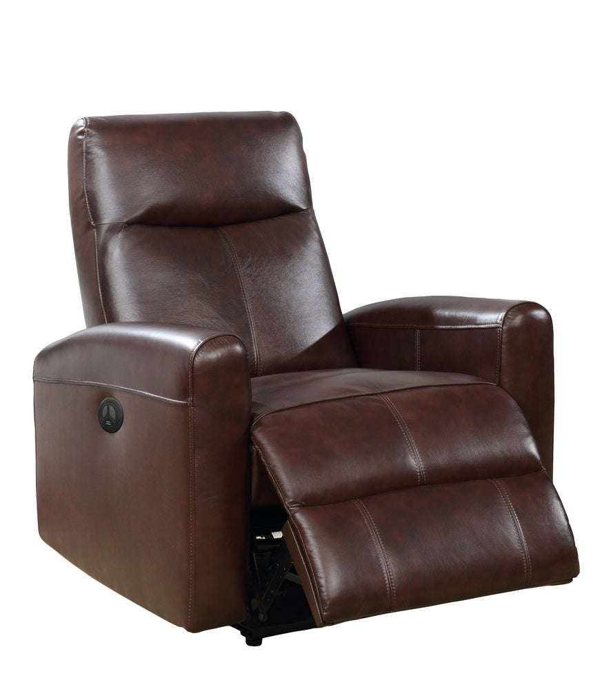 Eli Cognac Leather Match Power Recliner