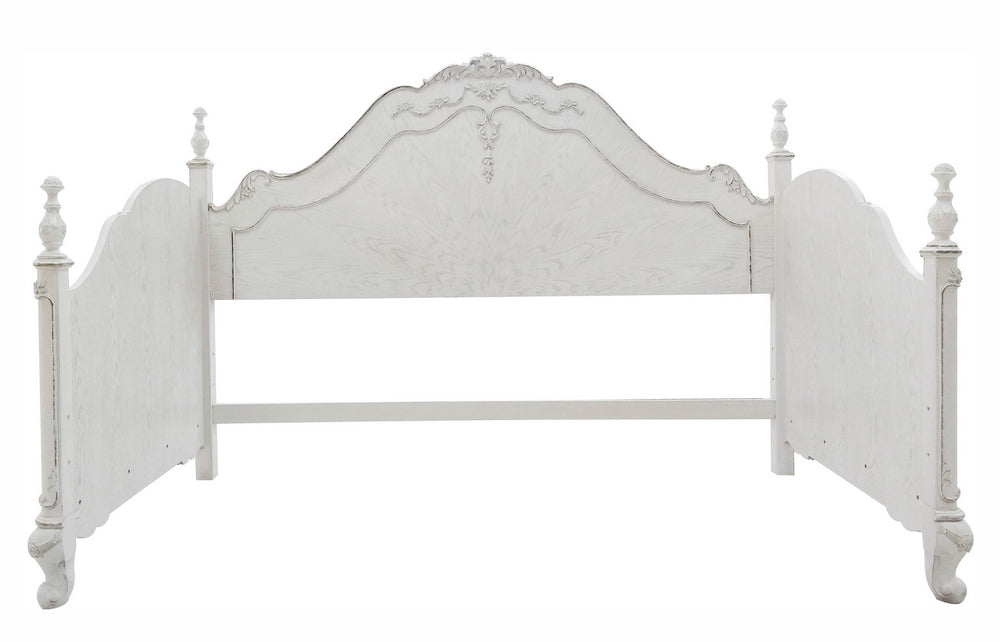 Cinderella Antique White Wood Twin Daybed