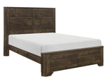 Jocelyn Rustic Brown Wood King Bed