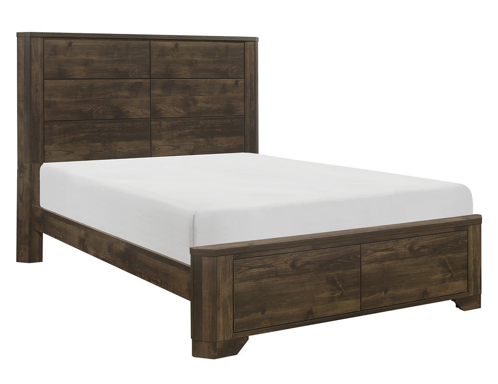 Jocelyn Rustic Brown Wood Cal King Bed