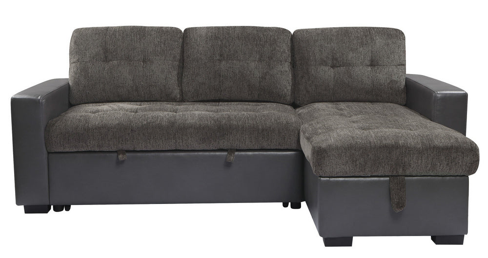 Swallowtail 2-Pc Reversible Sectional with Pull-Out Bed