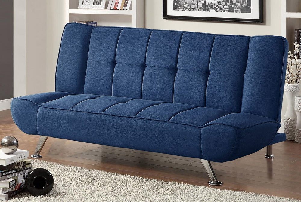 Marissa Blue Linen Klik Klak Sofa Bed