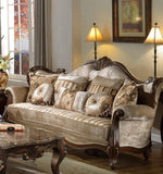 Gisella Cream/Brown Sofa (Oversized)