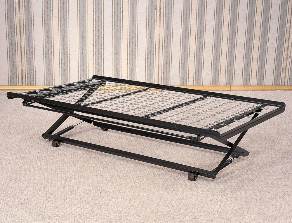 Black Metal Pop-Up Trundle for Daybeds