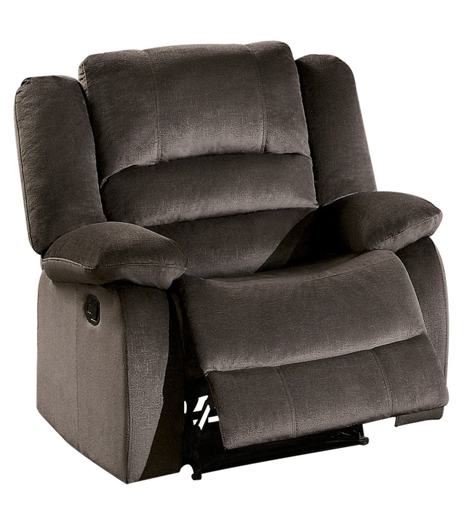 Jarita Chocolate Vinyl Manual Recliner