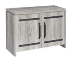 Abriale Grey Driftwood Accent Cabinet