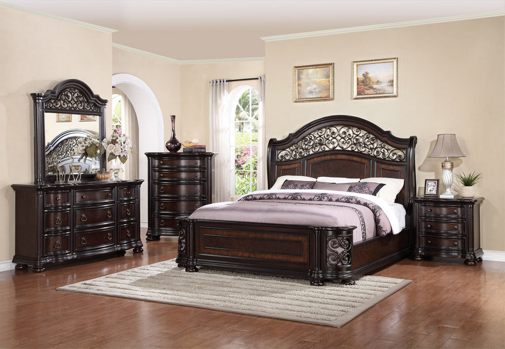 Allison 4-Pc Queen Bed Set (Oversized)